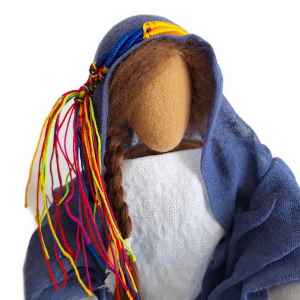 Bunte Bänder ins Haar + Schleier